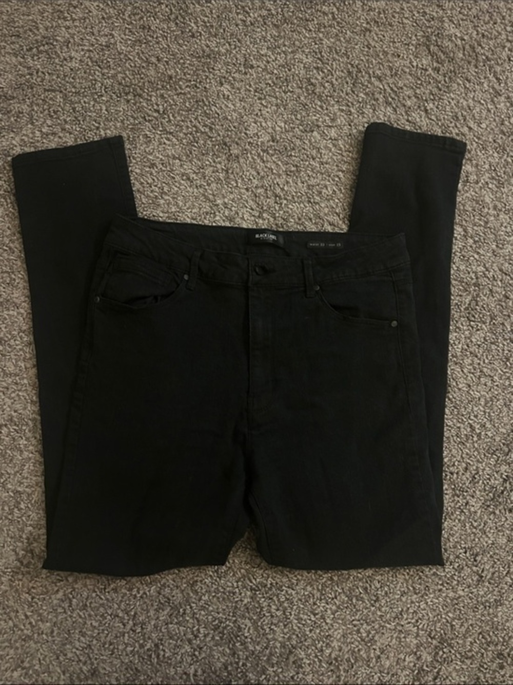NWOT Black Label Skinny Jeans- size 55/ 33 waist